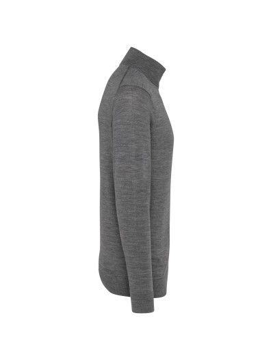 Camisola de gola alta em l Merino - PK912