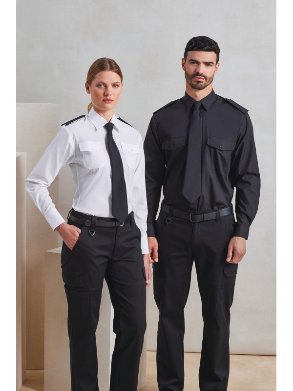 Camisa piloto de manga comprida - PR210