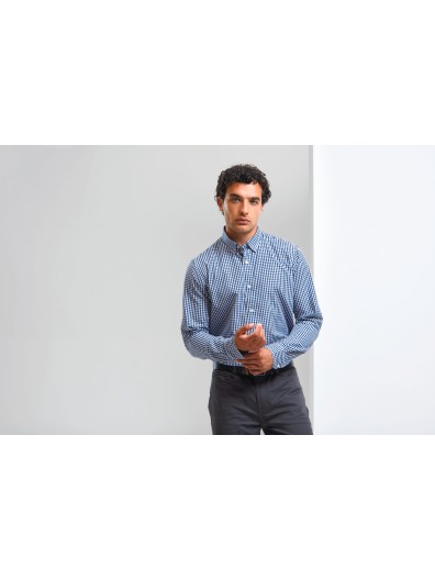 Camisa vichy com quadrados grandes - PR252