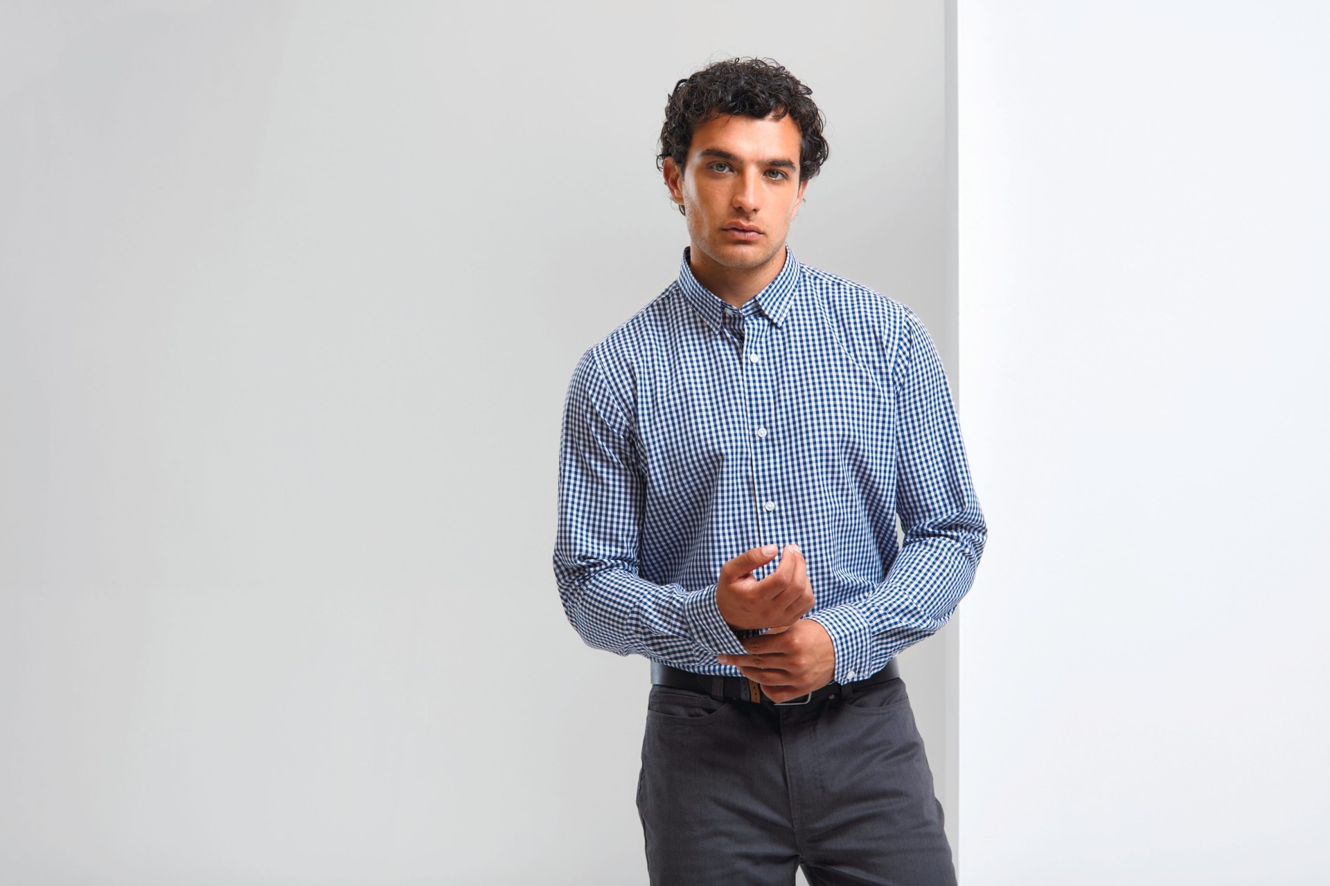 Camisa vichy com quadrados grandes - PR252