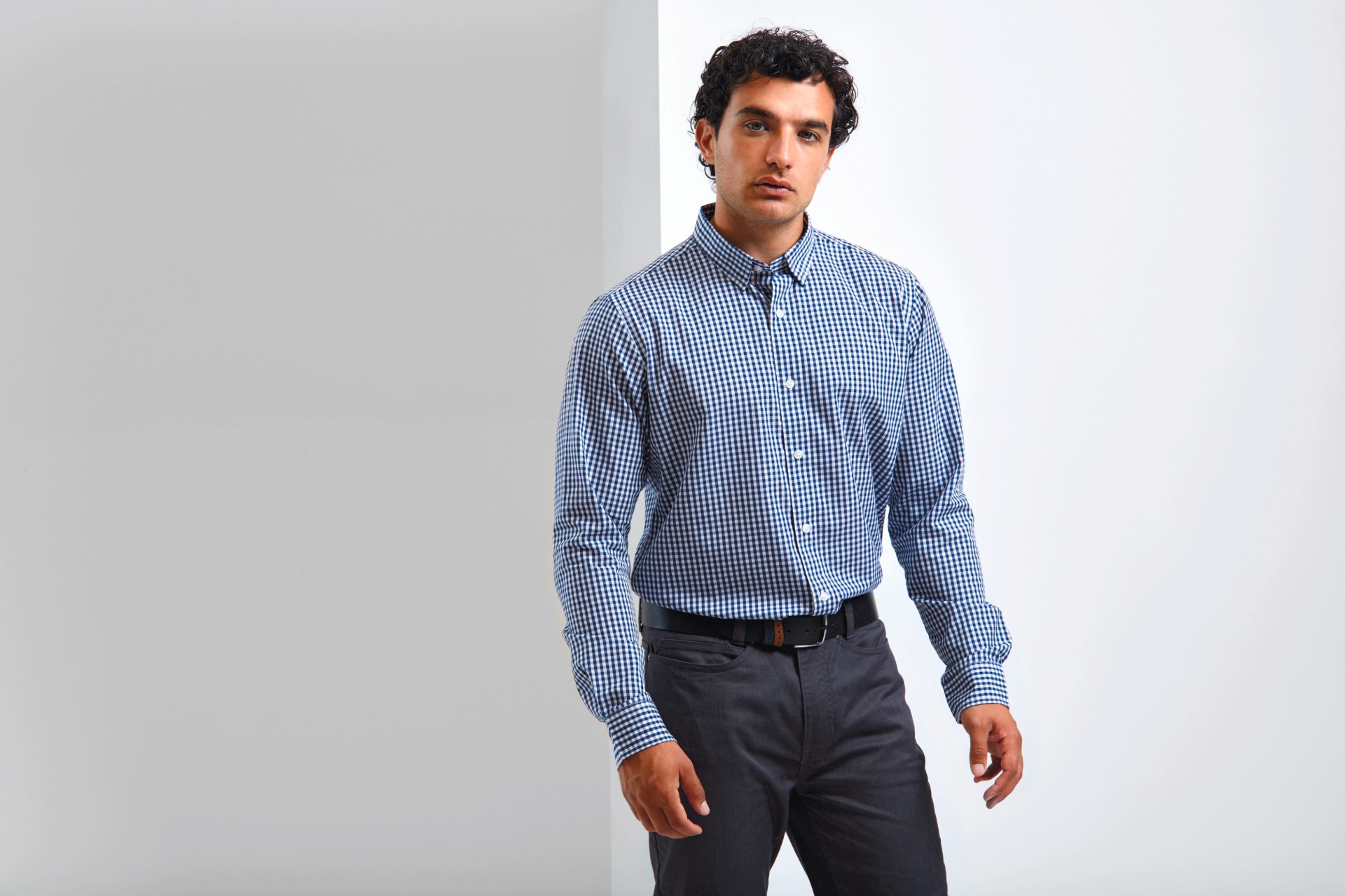 Camisa vichy com quadrados grandes - PR252