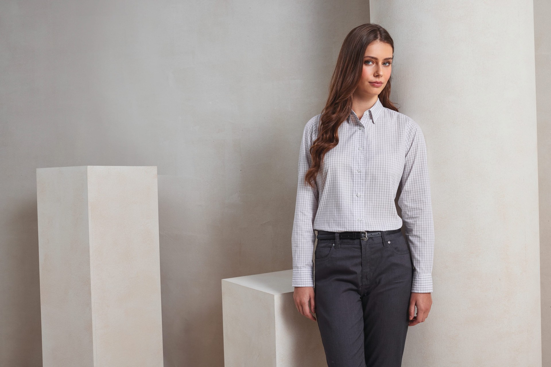 Camisa vichy com quadrados grandes - PR352
