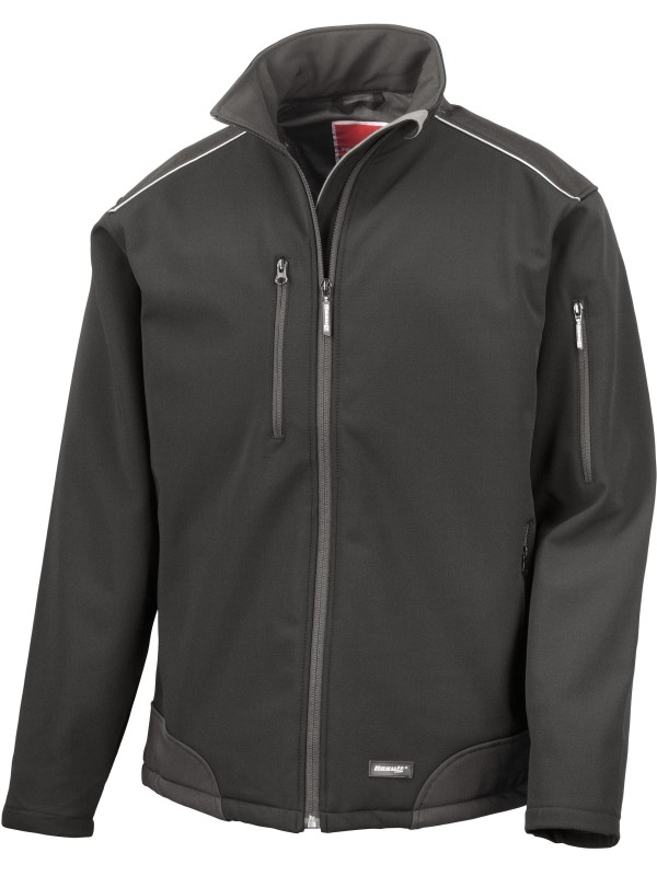Bluso de trabalho Softshell ripstop com Cordura - R124