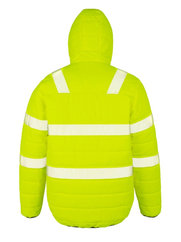 Bluso de segurana de material reciclado com acolchoado Ripstop - R500X