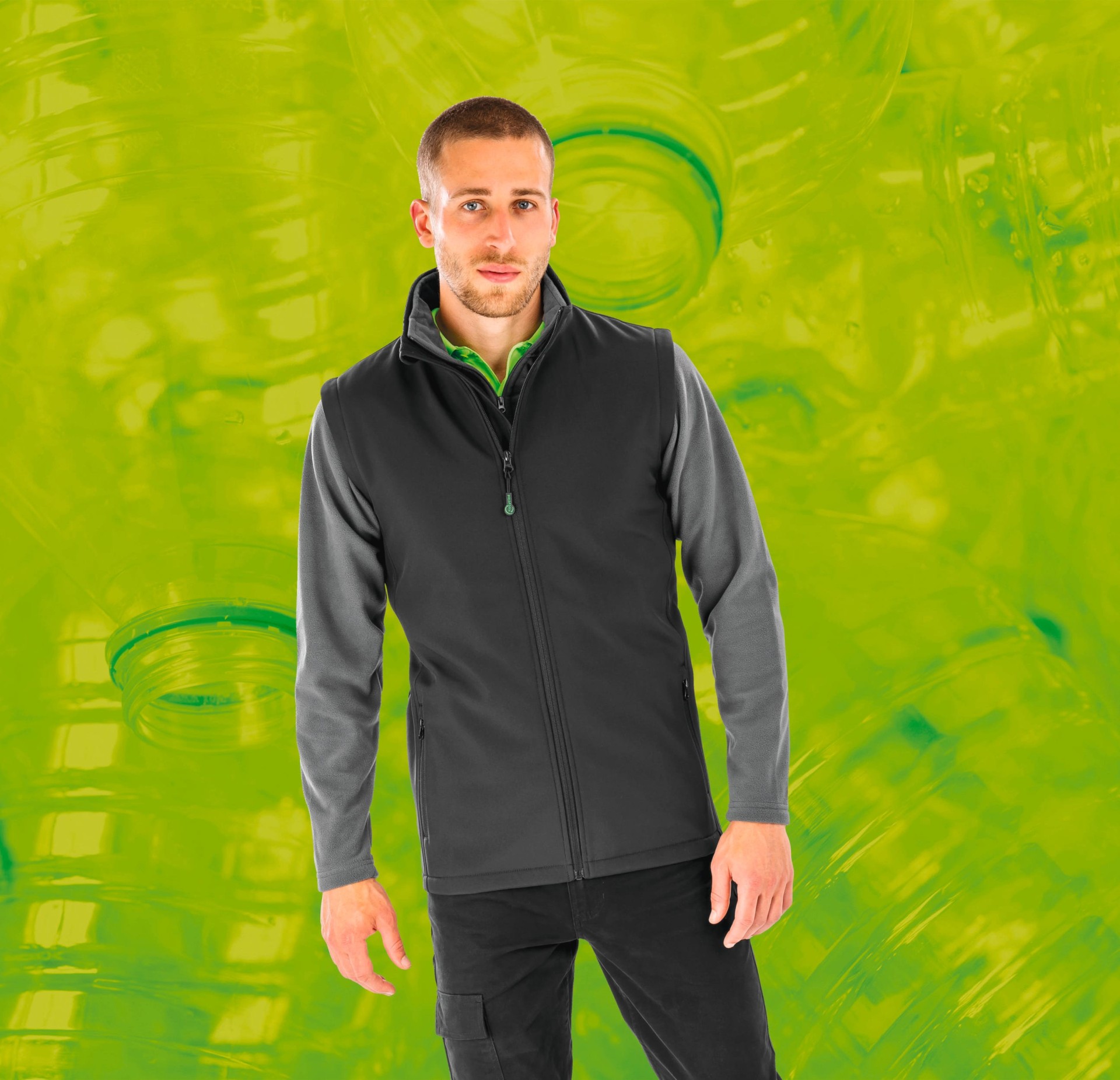 Colete softshell reciclado - R902M