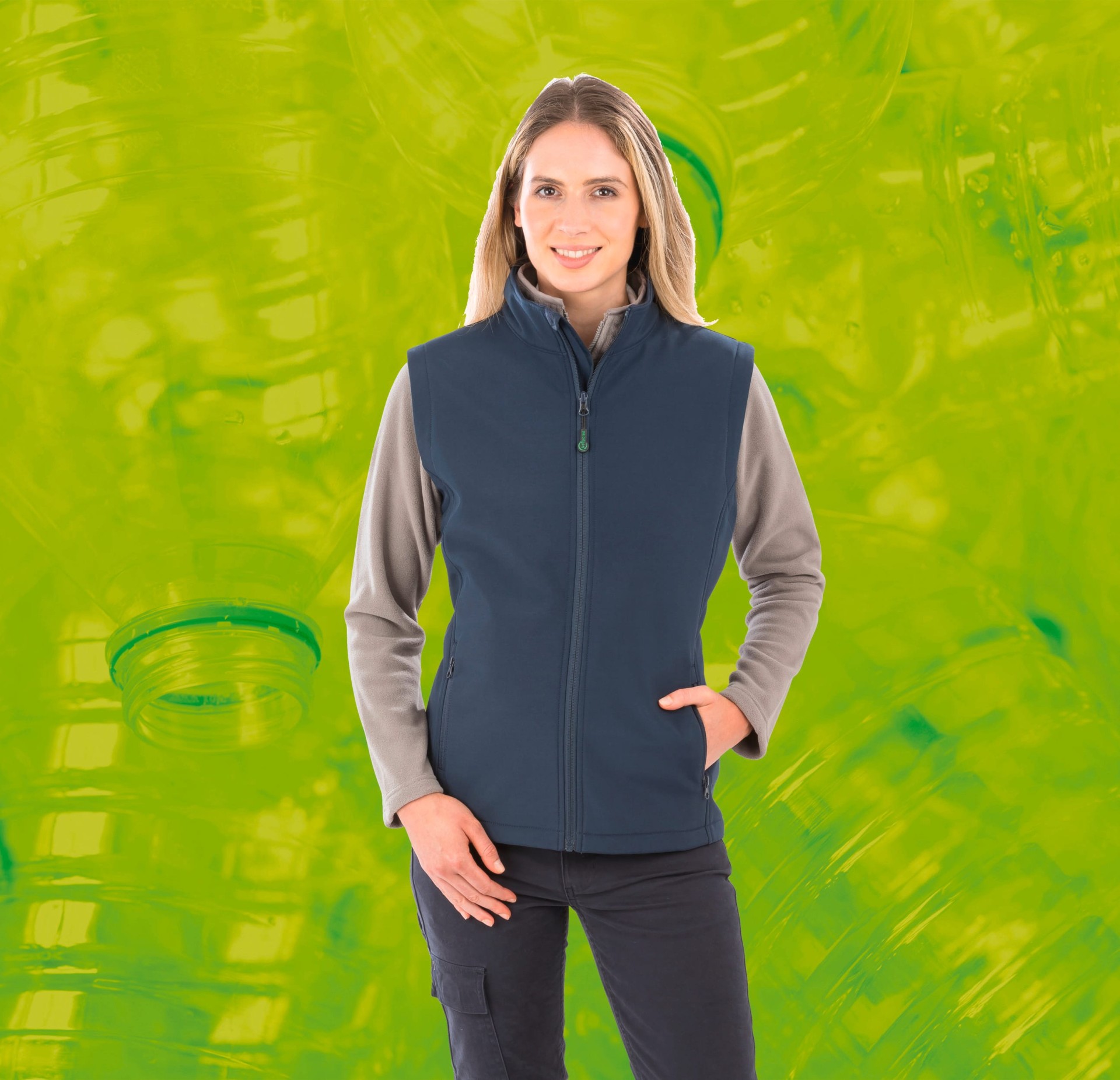 Colete softshell reciclado - R902F