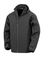 Bluso softshell reciclado 3 camadas com capuz - R911M