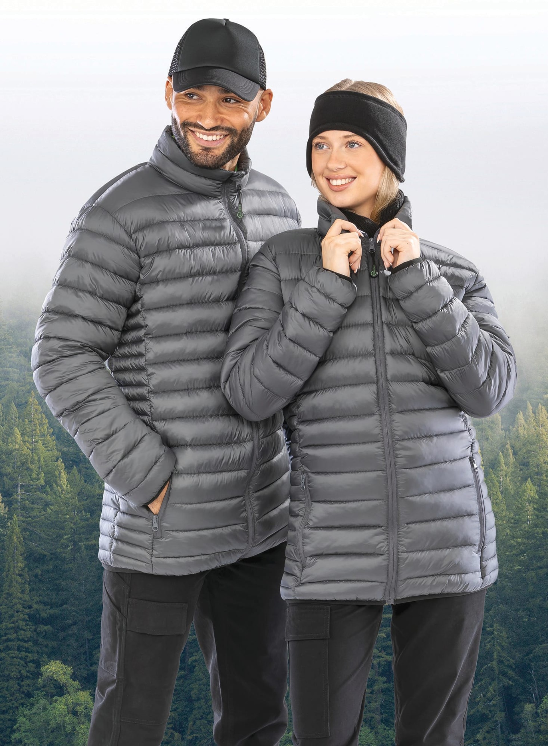 Blusão acolchoado reciclado sem capuz - R912XXS