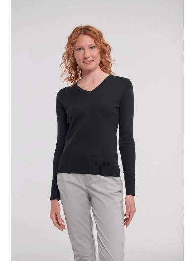 Pullover com decote em V - RU710F