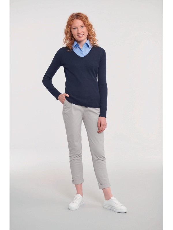 Pullover com decote em V - RU710F