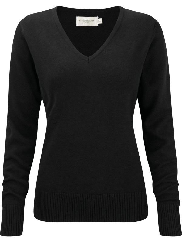 Pullover com decote em V - RU710F