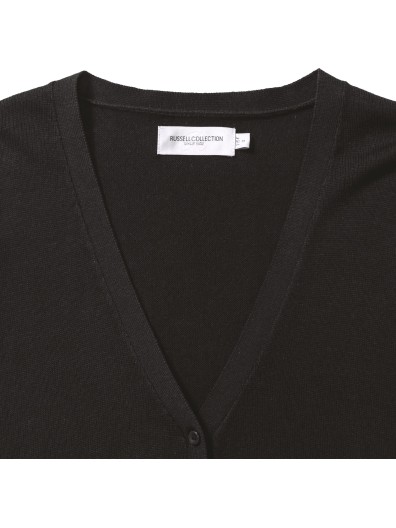 Casaco de malha com decote em V - RU715F