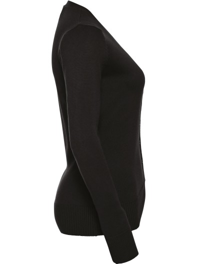 Casaco de malha com decote em V - RU715F