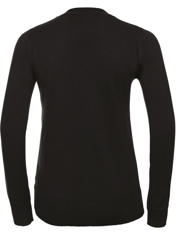 Casaco de malha com decote em V - RU715F