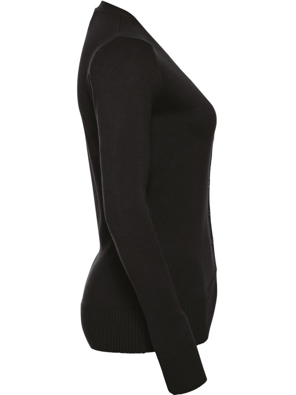 Casaco de malha com decote em V - RU715F