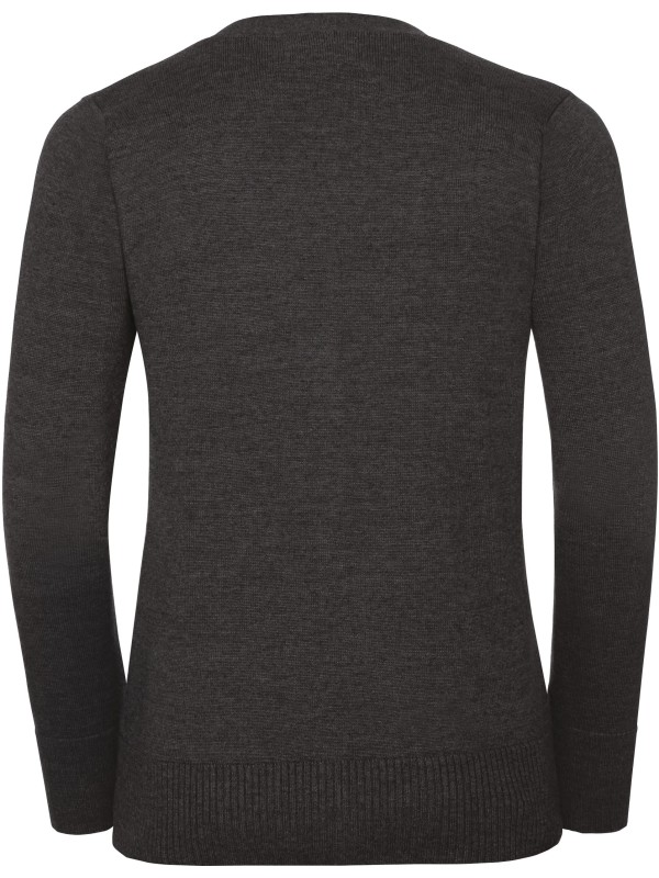 Casaco de malha com decote em V - RU715F