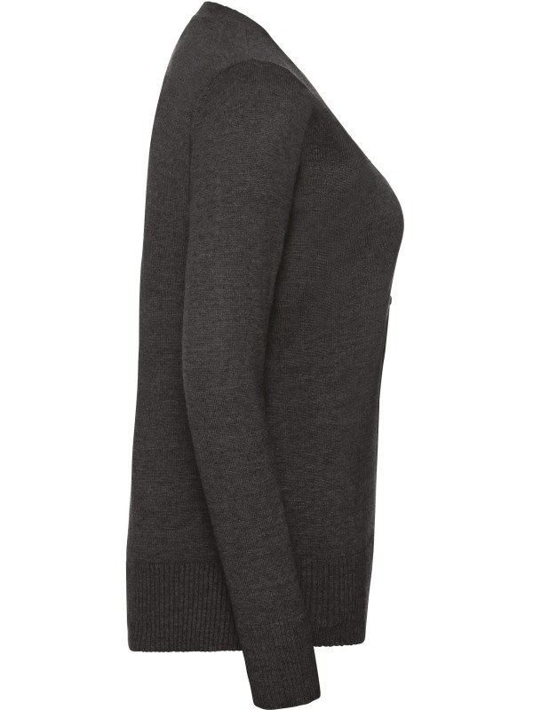 Casaco de malha com decote em V - RU715F