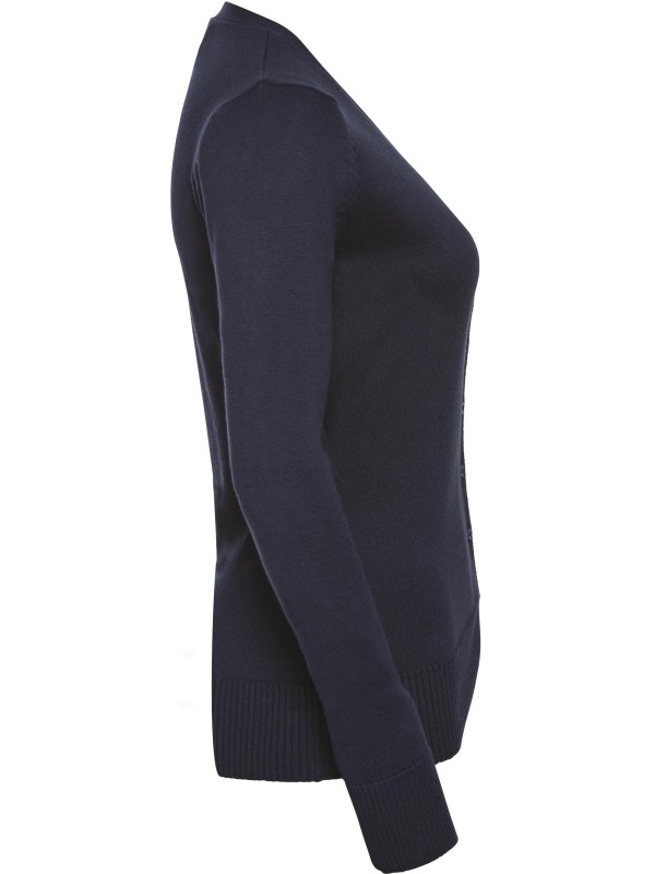 Casaco de malha com decote em V - RU715F