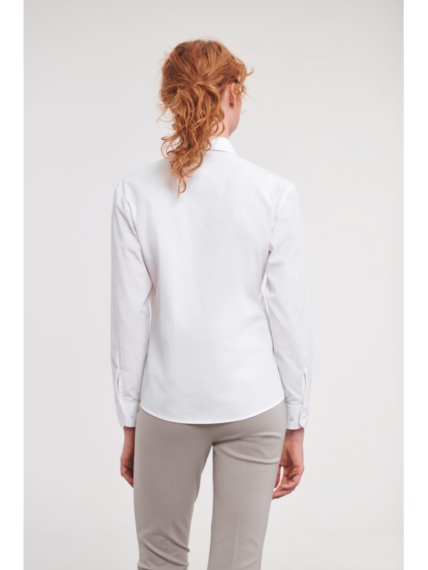 Camisa em popeline de manga comprida - RU934F
