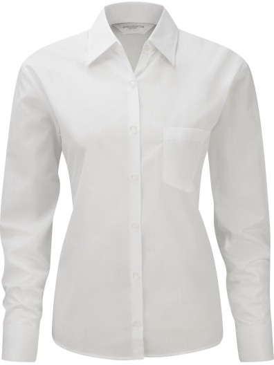 Camisa em popeline de manga comprida - RU934F