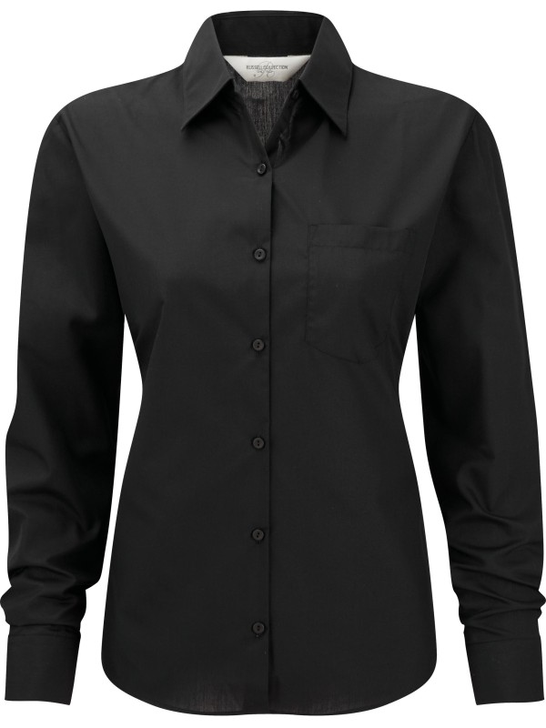 Camisa em popeline de manga comprida - RU934F