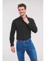 Camisa em popeline de manga comprida - RU934M