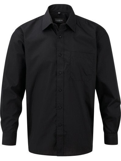Camisa em popeline de manga comprida - RU934M
