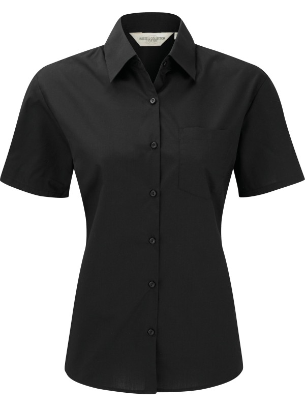 Camisa em popeline de manga curta - RU935F