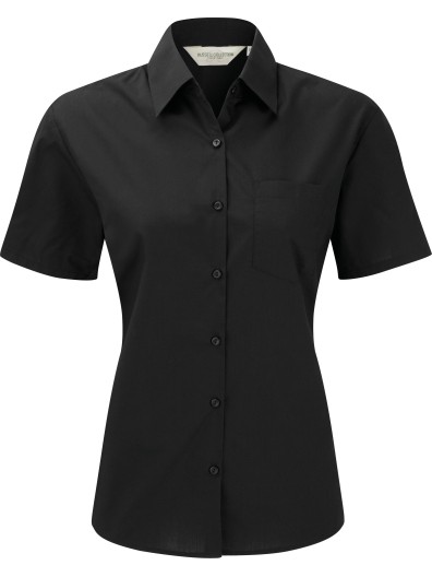 Camisa em popeline de manga curta - RU935F