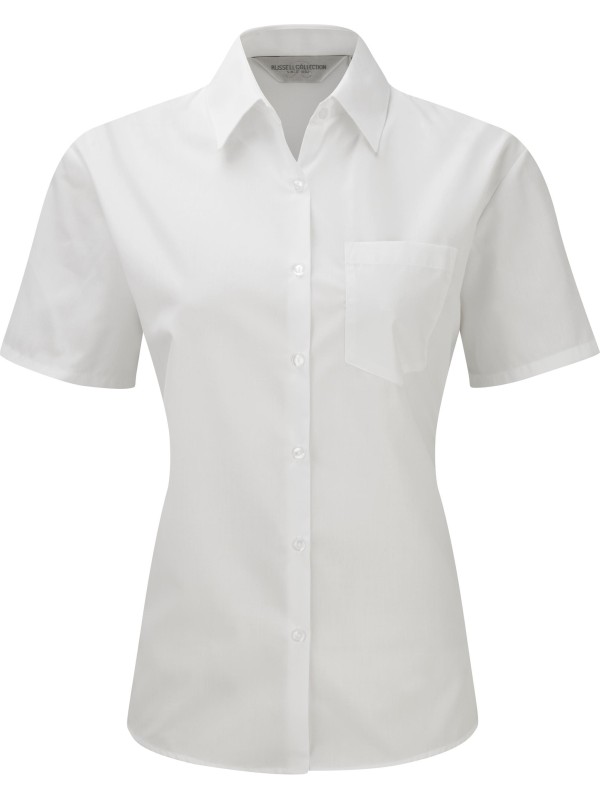Camisa em popeline de manga curta - RU935F