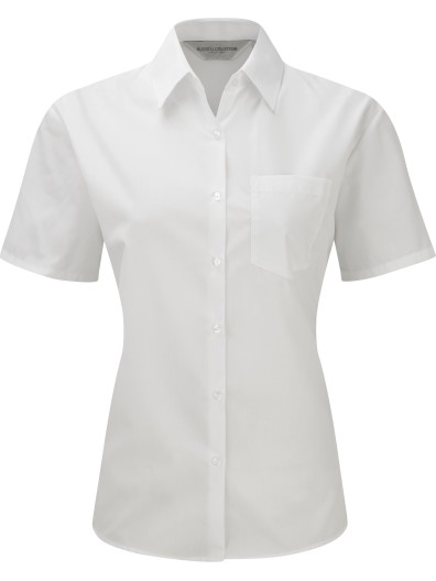 Camisa em popeline de manga curta - RU935F Camisa em popeline de manga curta - RU935F