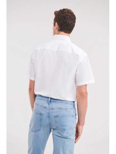 Camisa em popeline de manga curta - RU935M