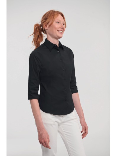 Camisa justa com manga a 3/4 - RU946F