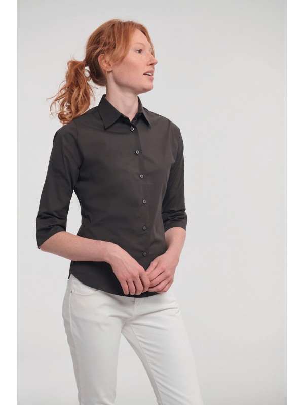 Camisa justa com manga a 3/4 - RU946F