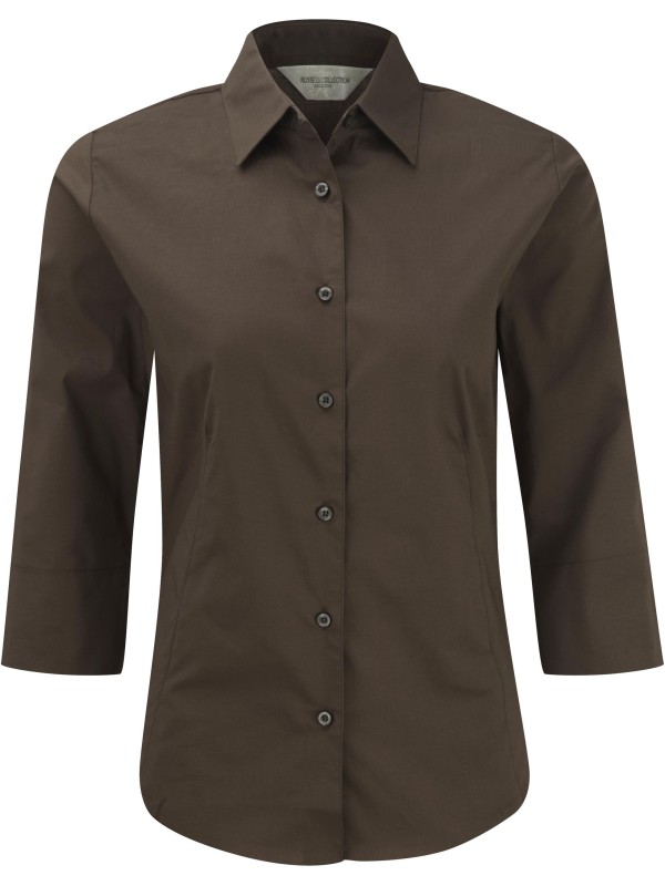 Camisa justa com manga a 3/4 - RU946F