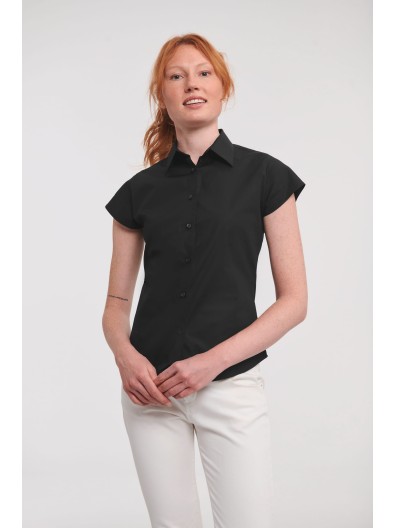Camisa justa de manga curta - RU947F