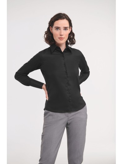 Camisa de manga comprida que no precisa passar a ferro - RU956F