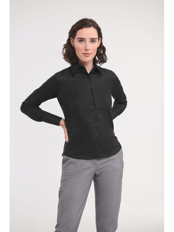 Camisa de manga comprida que no precisa passar a ferro - RU956F