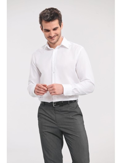 Camisa de manga curta que no precisa passar a ferro - RU958M