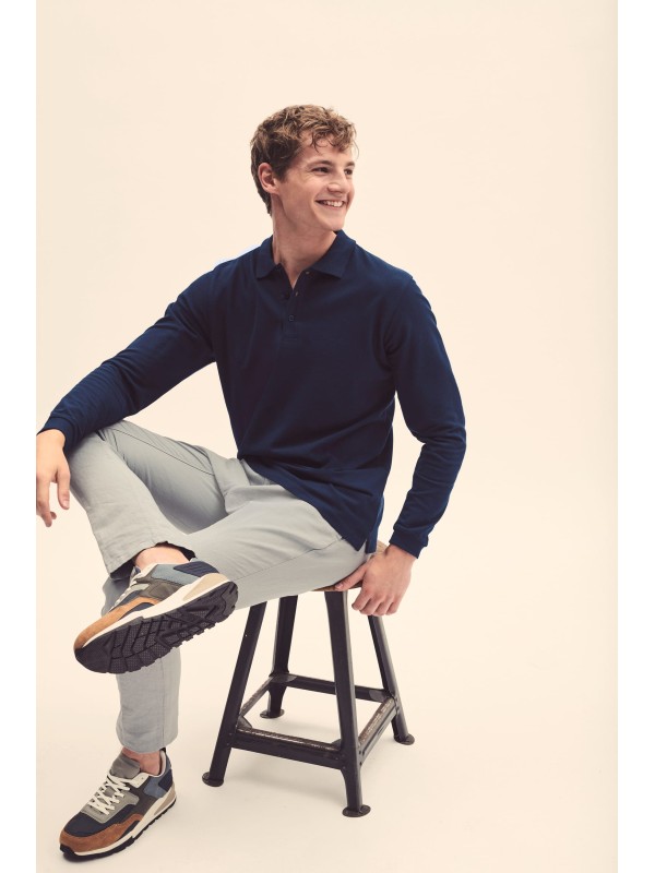 Polo piqu� Premium de manga comprida - SC63310C