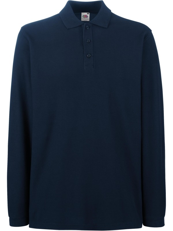 Polo piqu Premium de manga comprida - SC63310C
