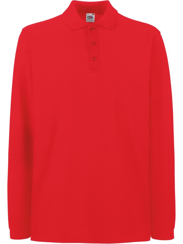 Polo piqu Premium de manga comprida - SC63310C
