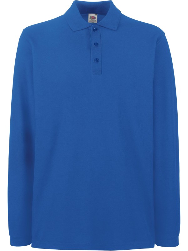 Polo piqu Premium de manga comprida - SC63310C