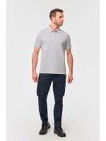 Polo com molas de press�o na gola de manga curta - WK225