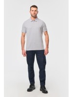 Polo com molas de press�o na gola de manga curta - WK225