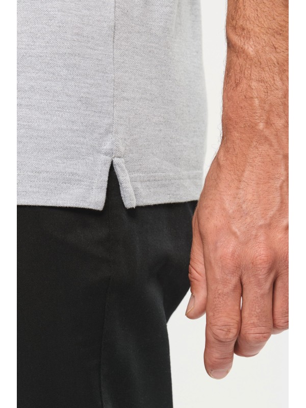 Polo com molas de press�o na gola de manga curta - WK225