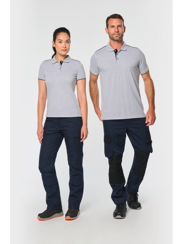 Polo com contraste de manga curta DAY TO DAY - WK270X