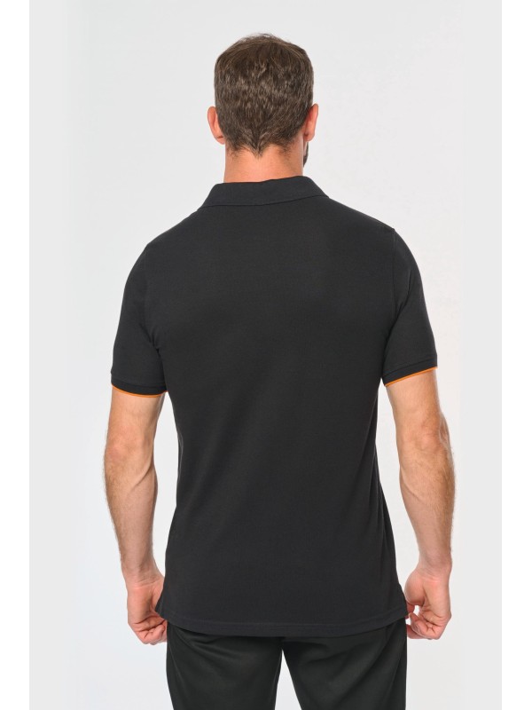 Polo com contraste de manga curta DAY TO DAY - WK270X