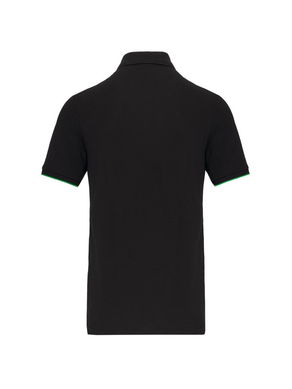 Polo com contraste de manga curta DAY TO DAY - WK270X
