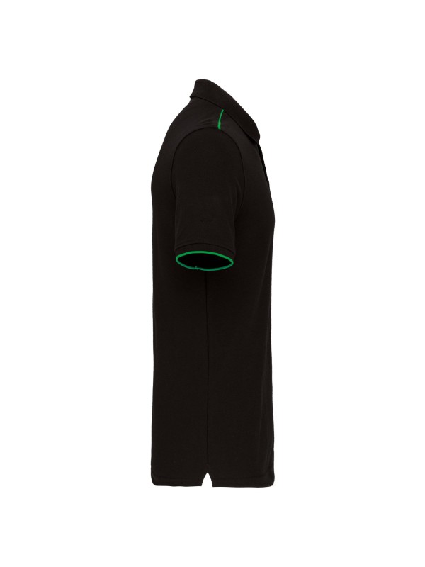 Polo com contraste de manga curta DAY TO DAY - WK270X